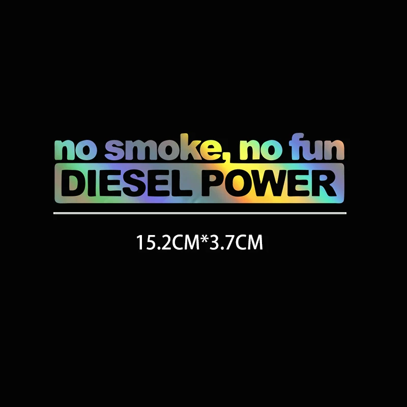 Smoke Stopper - 15.2X3.7 CM Araba Çıkartmaları DUMAN YOK