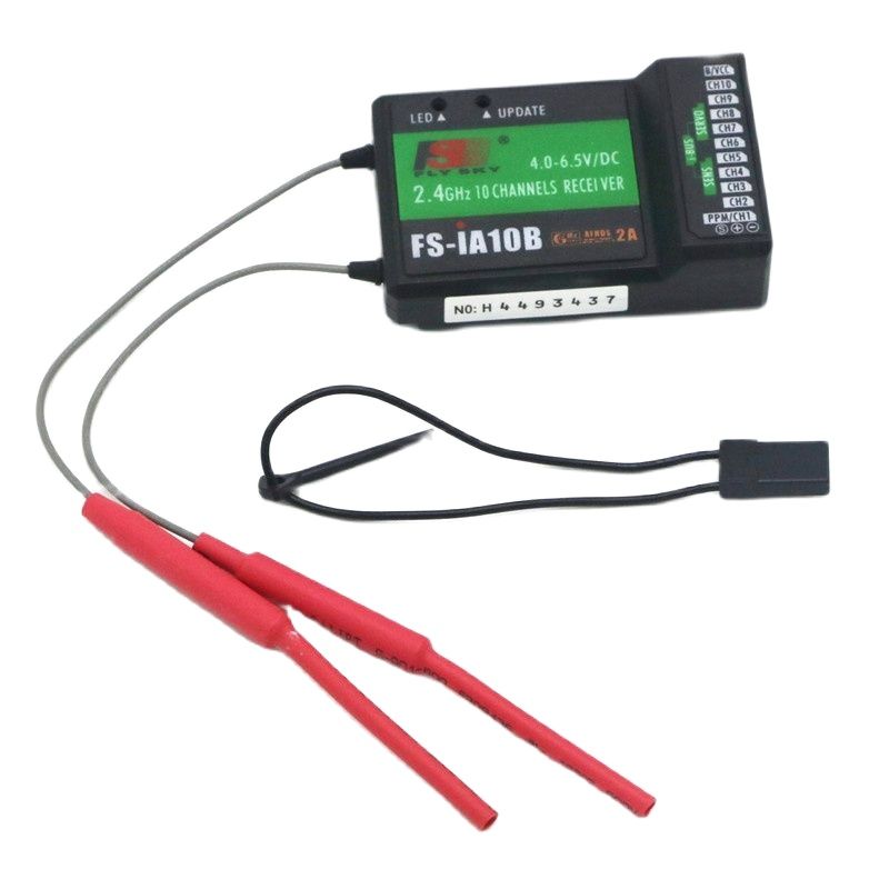 Flysky Transmitter - Flysky FS-iA10B 10CH Alıcı 2,4 GHz,