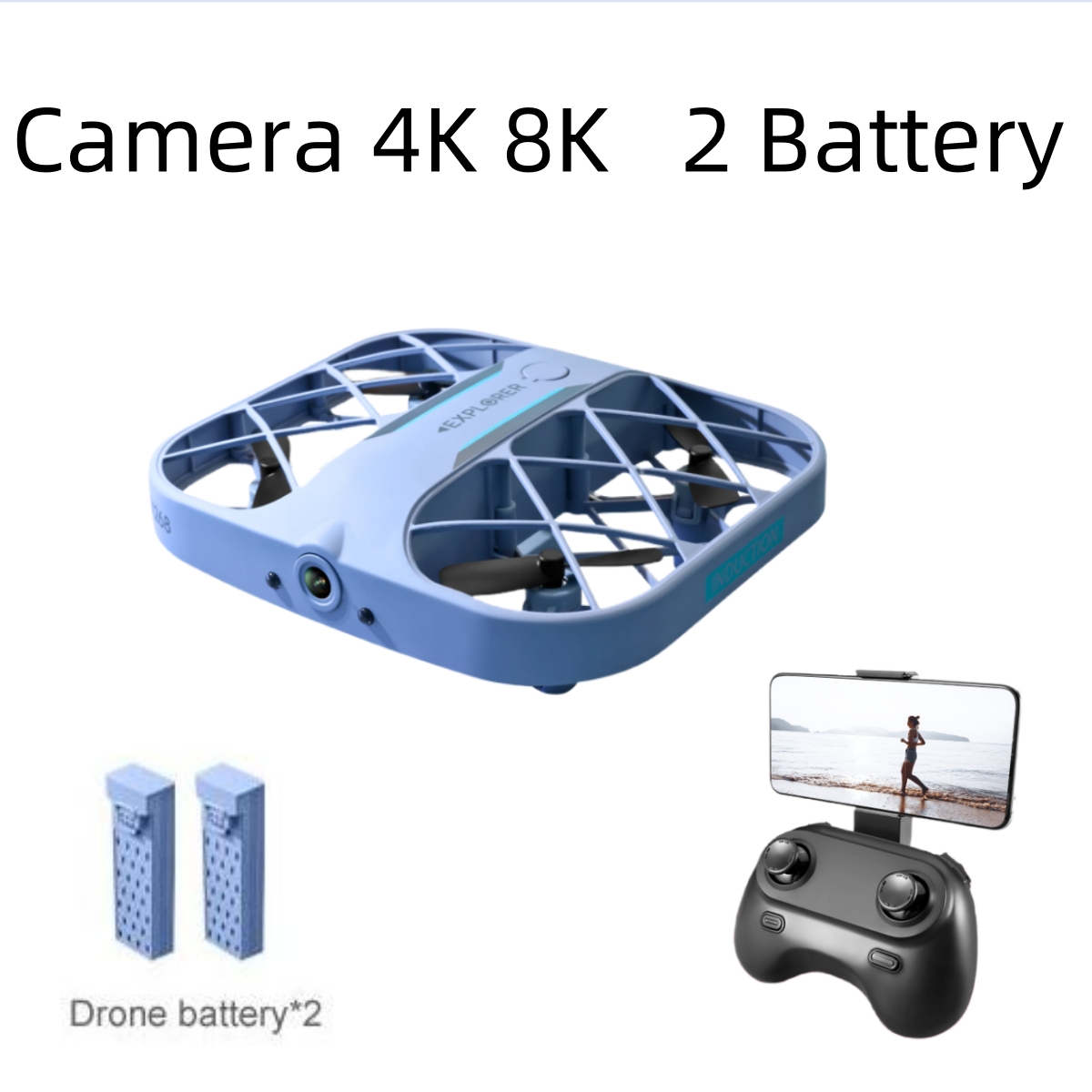 Brushed Drone Motor - JJRC H107 FPV RC Drone, 2
