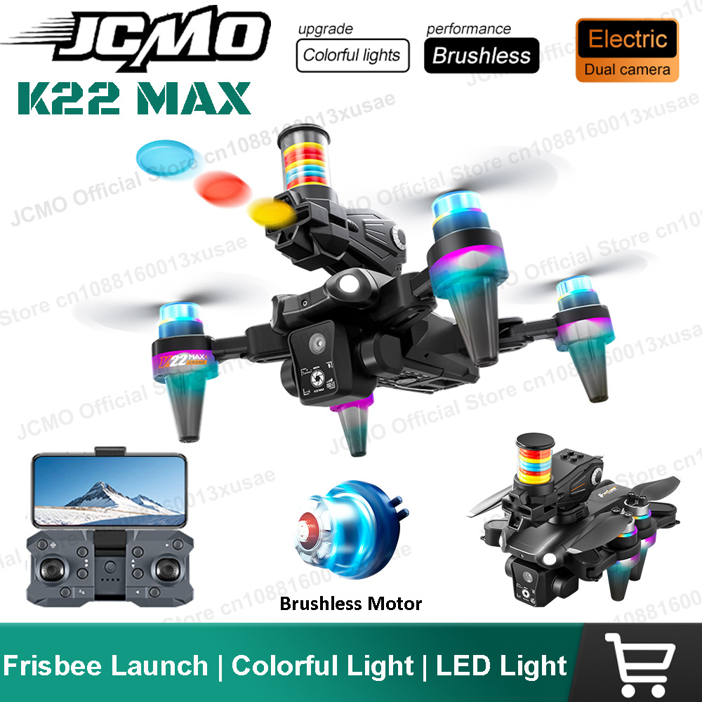 Brushed Drone Motor - JCMO K22 MAX Frizbi Fırlatma Dronu