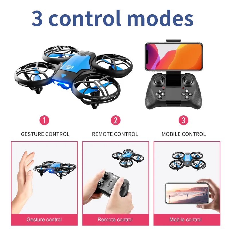 V8 Yeni Mini Drone 4K Profesyo - Brushed Drone Motor incelemesi ve fiyatı