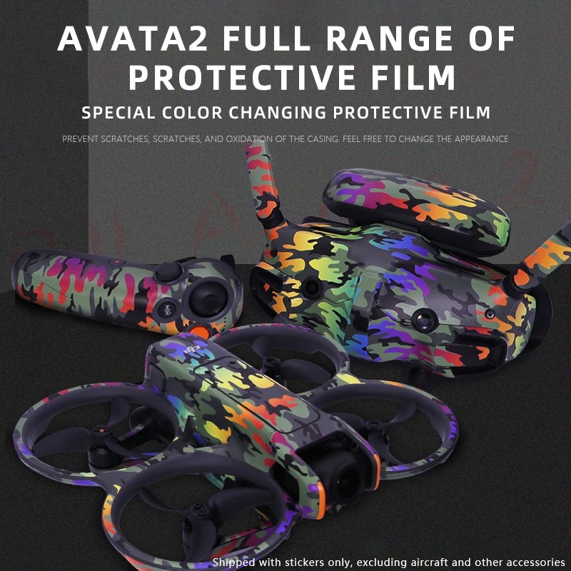 DJI Avata 2 için Çıkartmalar D - Drone Goggles Dji incelemesi ve fiyatı
