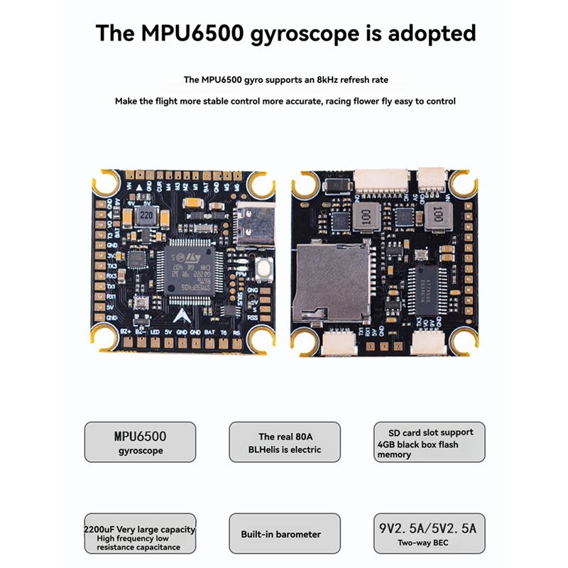 80A+F405/F722 STACK, 13 inç FP - F405 Flight Controller incelemesi ve fiyatı