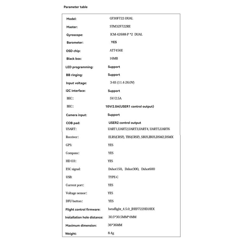 ABJL-F7 FC&ESC FPV Yığını, F72 - Drone Esc incelemesi ve fiyatı