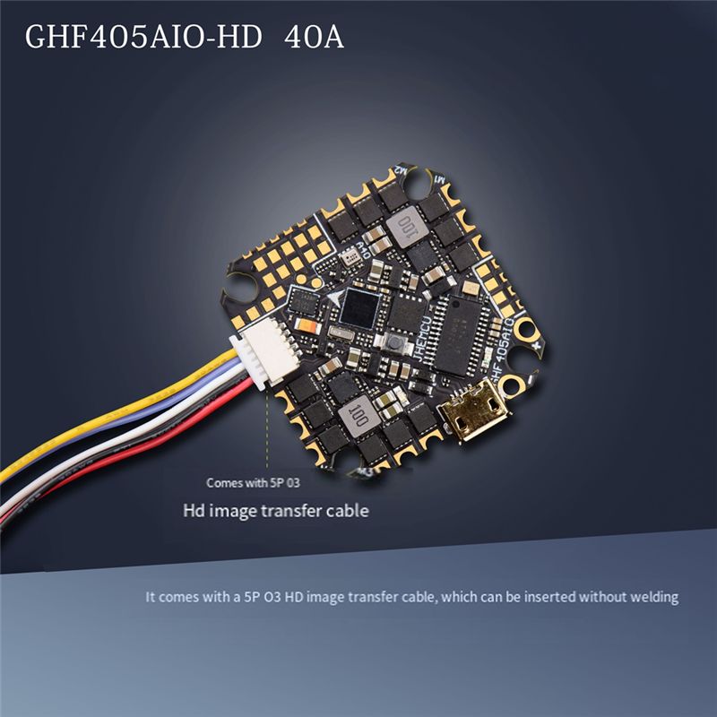 ABTI-GHF405AIO-HD 40A AIO Uçuş - F405 Flight Controller incelemesi ve fiyatı