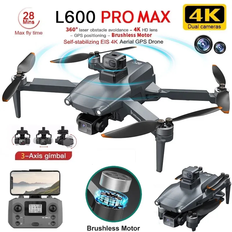 L600 PRO MAX GPS Drone Profesy - Brushed Drone Motor incelemesi ve fiyatı