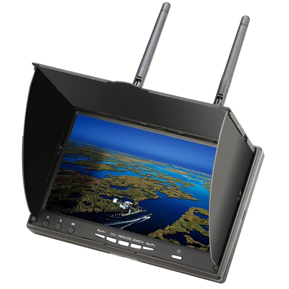 LCD5802D LCD5802S 7 İnç 5.8G 4 - Goggles Fpv incelemesi ve fiyatı