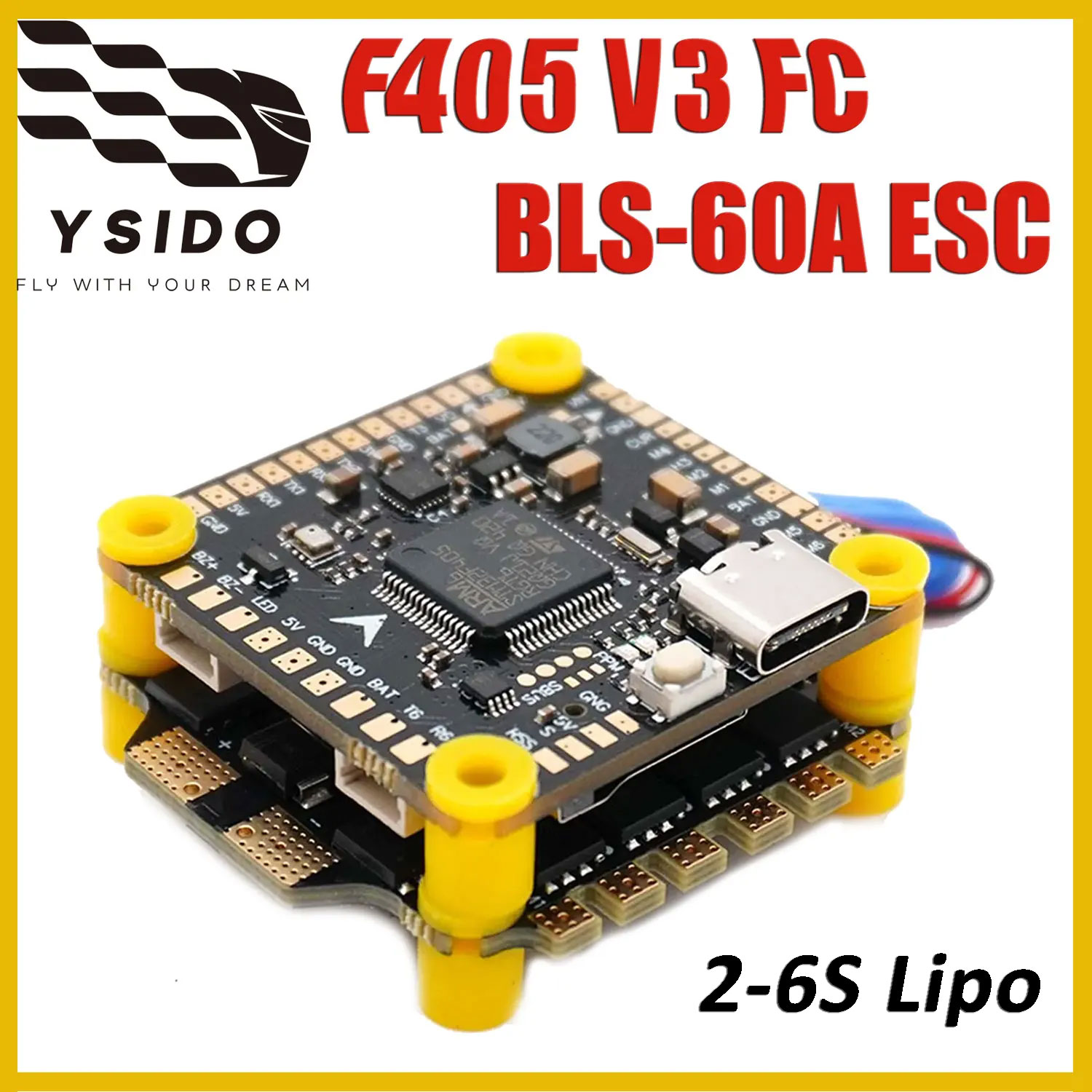 YSIDO F405 V3 Uçuş Kontrol Cih - F405 Flight Controller incelemesi ve fiyatı